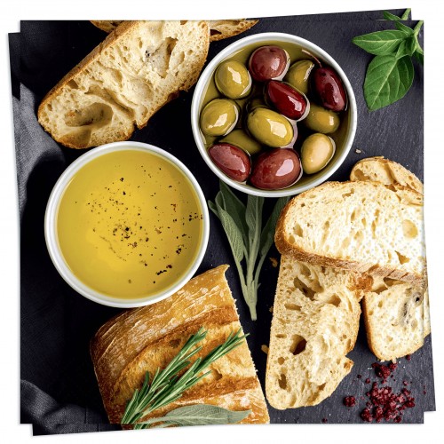 Bread and Olive Napkins